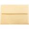 JAM Paper 4.75" x 6.5" Blank Greeting Cards Set with Parchment Envelopes, 25ct.